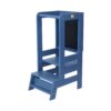 MeowBaby Wooden Kitchen Helper for Children with Board - Blue