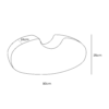 Bean-Shape-1.png Bean Shape Foam Module - White Boucle