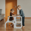 Ette-Tete_Stepnsit_White06.png STEP'n'SIT® Convertible 2-in-1 Helper Tower/Table - White