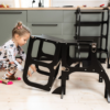 Ette-Tete_Stepnsit_black4.png STEP'n'SIT® Convertible 2-in-1 Helper Tower/Table - Black