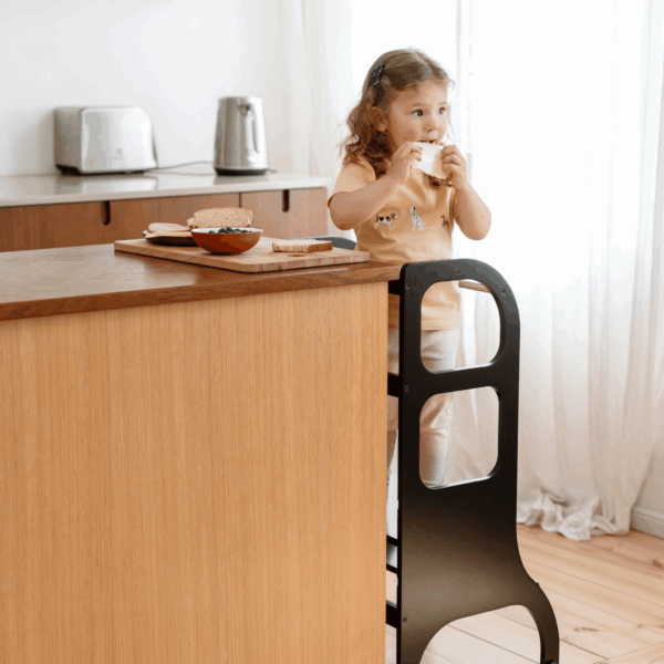 Ette-Tete_step-up_black1.png STEP UP Adjustable Height Helper Tower - Black