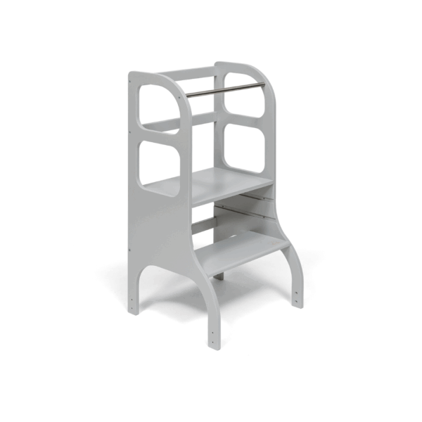 Ette-Tete_step-up_grey2.png STEP UP Adjustable Height Helper Tower - Grey