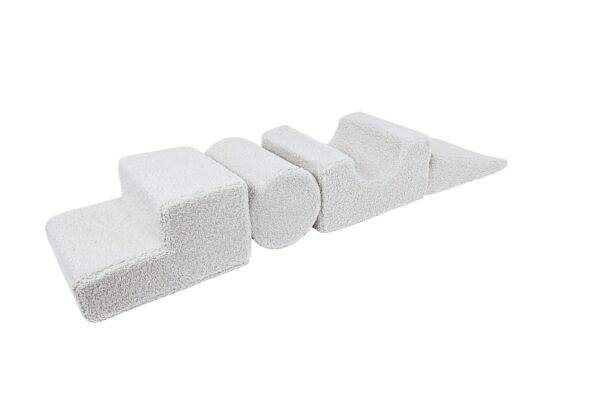 MeowBaby® Bearly Shape Set with 4 Elements - White