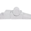 MeowBaby® Bearly Shape Set with 4 Elements - White