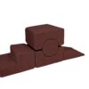 MeowBaby® Bearly Shape Set with 5 Elements - Brown