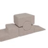 MeowBaby® Bearly Shape Set with 5 Elements - Gray