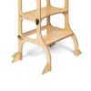 STEP'n'SIT® Convertible 2-in-1 Helper Tower/Table With Support Legs - Natural wood